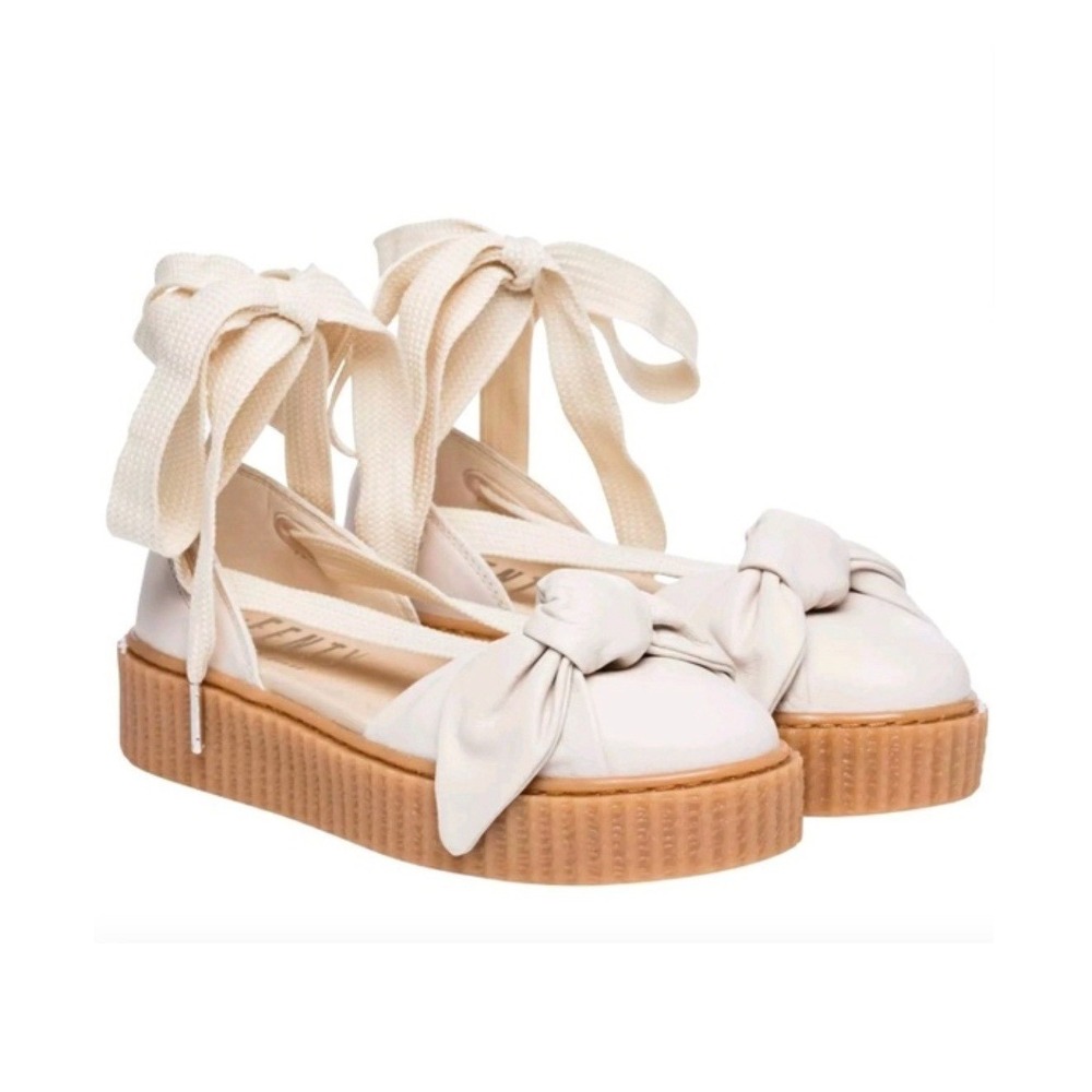 Puma X Fenty By Rihanna Bow Creeper Sandals Women's Size 9.5 -Unique, Edgy - Picture 11 of 12